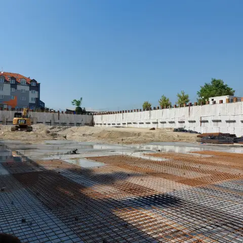 Armiranje temeljne ploče stambene zgrade