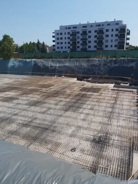 Armatura velike temeljne ploče